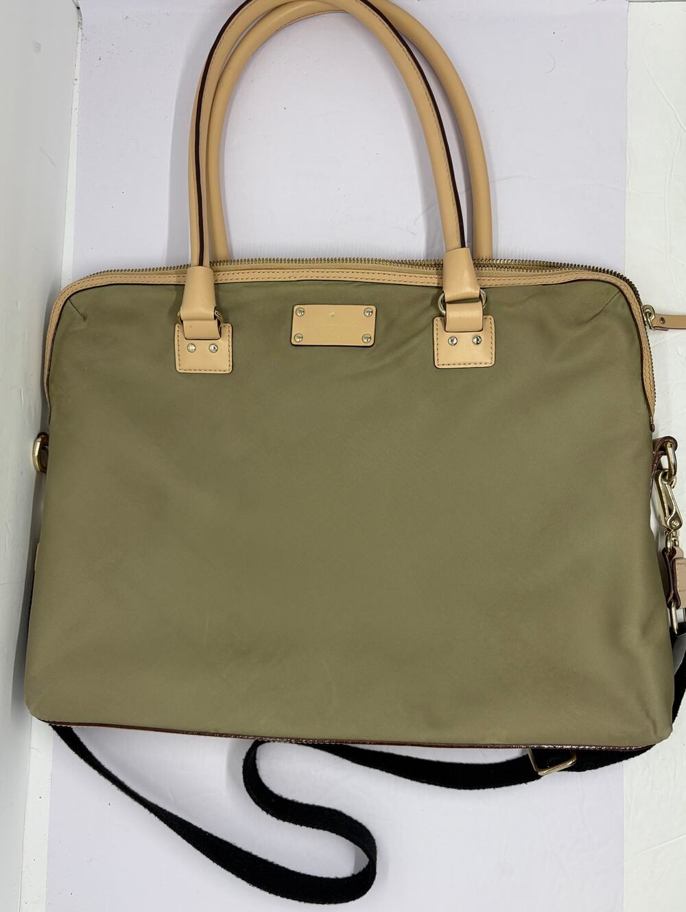 Kate Spade New York Daveney Blake Avenue Crossbody Strap Laptop Bag Tan
